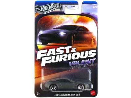 Hot Wheels Silver Series Fast & Furious Villains 2005 Aston Martin DB9