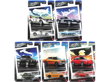 Hot Wheels Silver Series National Icons 2025 Sada 5ks