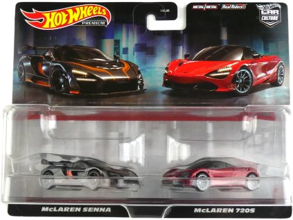 Hot Wheels Premium 2-Pack McLaren Senna / McLaren 720S