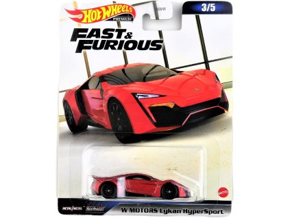 Hot Wheels Premium Fast & Furious W Motors Lykan HyperSport
