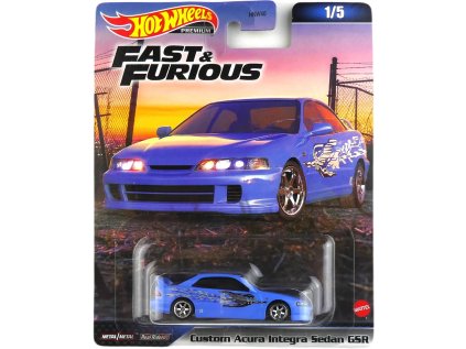 Hot Wheels Premium Fast & Furious Custom Acura Integra Sedan GSR