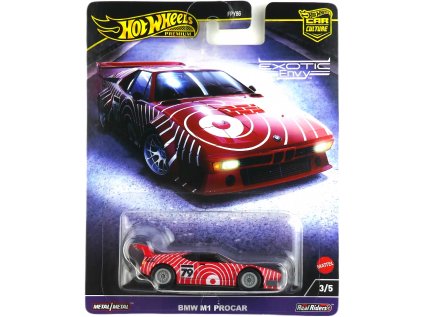 Hot Wheels Premium Exotic Envy BMW M1 Procar