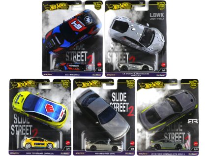 Hot Wheels Premkum Slide Street 2 2024 Sada 5ks