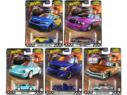 Hot Wheels Premium Boulevard 2024 Mix 3 Sada 5ks