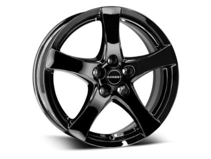 Hliníkové disky Borbet F 16″ 6.5″ 57.1 ET50 cierny leskly