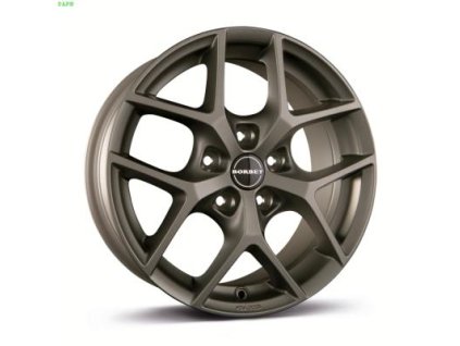 Hliníkové disky Borbet Y 17″ 7″ 72,6 ET40 titan matt