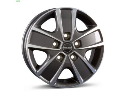 Hliníkové disky Borbet CWG 16″ 6″ 71.1 ET68 mistral antrazit leskly lesten