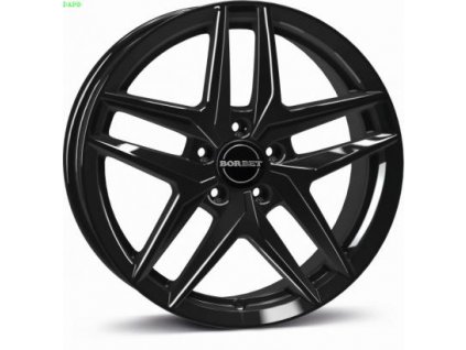 Hliníkové disky Borbet Z 18″ 7.5″ 57.1 ET50 cierny leskly
