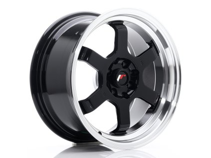 JR Wheels JR12 16x8 ET15 4x100/114 Gloss Black