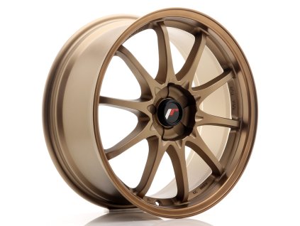 JR Wheels JR5 18x8 ET35 5H BLANK Dark Anodized Bronze