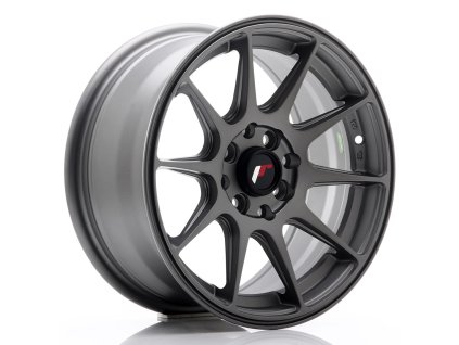 JR Wheels JR11 15x7 ET30 4x100/114 Matt Gun Metal