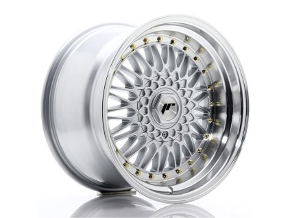 JR Wheels JR9 17x10 ET20 BLANK Silver w/Machined Lip