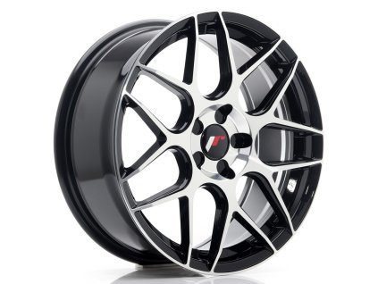 JR Wheels JR18 18x7,5 ET35-42 Blank 5H Black Machined