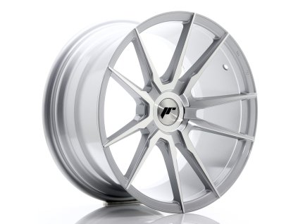 JR Wheels JR21 18x9,5 ET20-40 BLANK Silver Machined Face