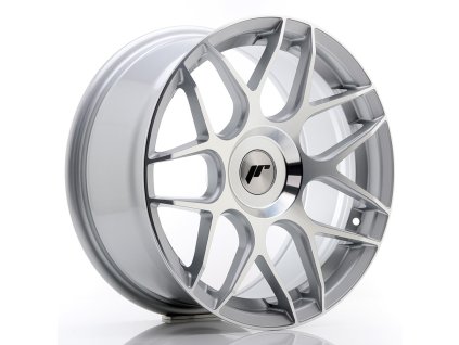 JR Wheels JR18 17x8 ET25-35 Blank Machined Silver