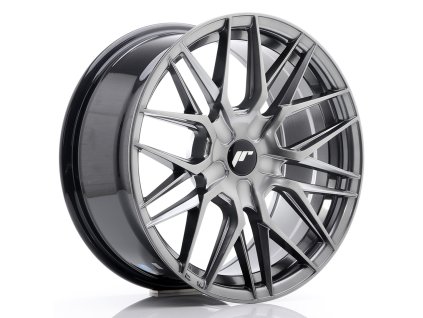 JR Wheels JR28 17x8 ET25-40 BLANK Hyper Black