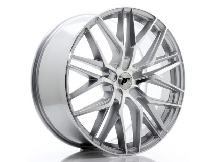 JR Wheels JR28 22x9 ET30-45 5H BLANK Silver Machined Face