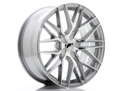 JR Wheels JR28 18x7,5 ET20-40 BLANK Silver Machined Face