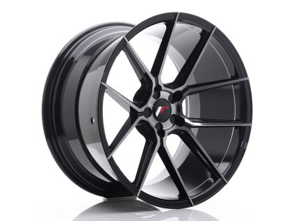 JR Wheels JR30 20x11 ET20-30 5H BLANK Black Brushed w/Tinted Face