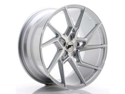JR Wheels JR33 20x10 ET20-40 5H BLANK Silver Machined Face