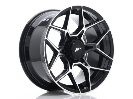 JR Wheels JRX9 18x9 ET18 6x139.7 Gloss Black Machined Face