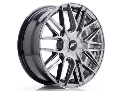 JR Wheels JR28 17x7 ET20-45 BLANK Hyper Black