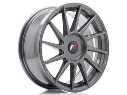 JR Wheels JR22 17x7 ET35-40 BLANK Hyper Gray