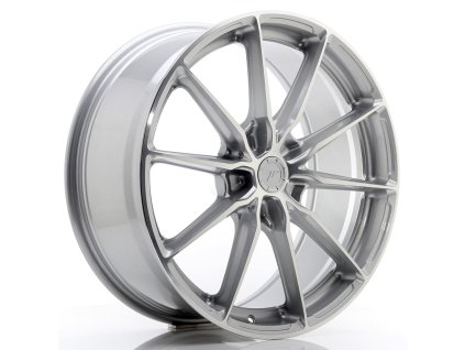 JR Wheels JR37 20x8,5 ET20-45 5H BLANK Silver Machined Face