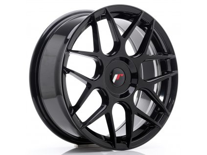 JR Wheels JR18 18x7,5 ET25-40 Blank Glossy Black