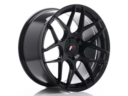 JR Wheels JR18 20x10 ET20-45 5H Blank Glossy Black