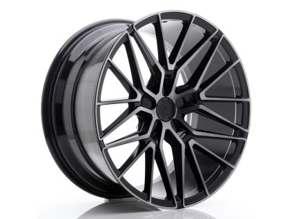 JR Wheels JR38 20x10 ET20-45 5H BLANK Black Brushed w/Tinted Face
