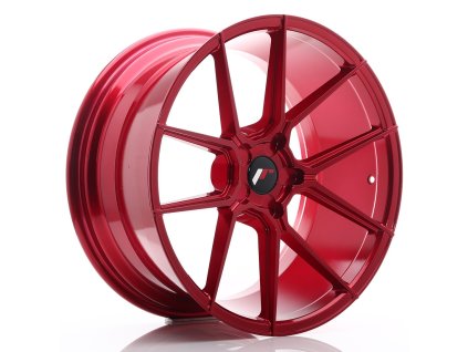 JR Wheels JR30 20x10 ET20-40 5H BLANK Platinum Red