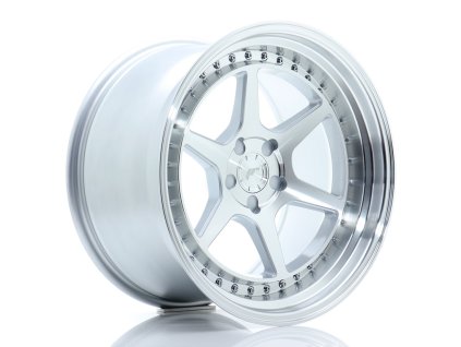 JR Wheels JR43 18x10,5 ET15-22 5H BLANK Silver w/Machined Face