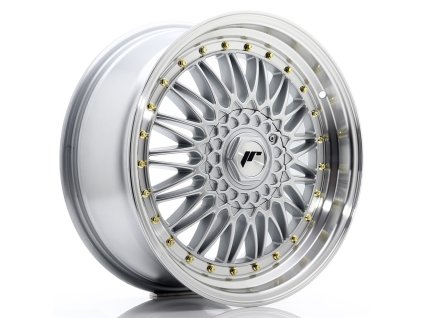 JR Wheels JR9 18x8 ET35 5x112/120 Silver w/Machined Lip