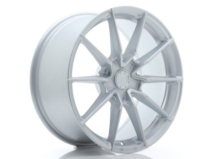 JR Wheels SL02 18x9 ET20-51 5H BLANK Matt Silver