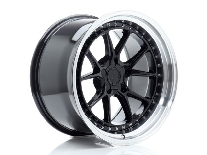 JR Wheels JR39 18x10,5 ET15-22 5H BLANK Glossy Black w/Machined Lip