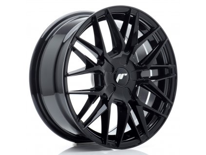JR Wheels JR28 16x7 ET20-40 BLANK Gloss Black