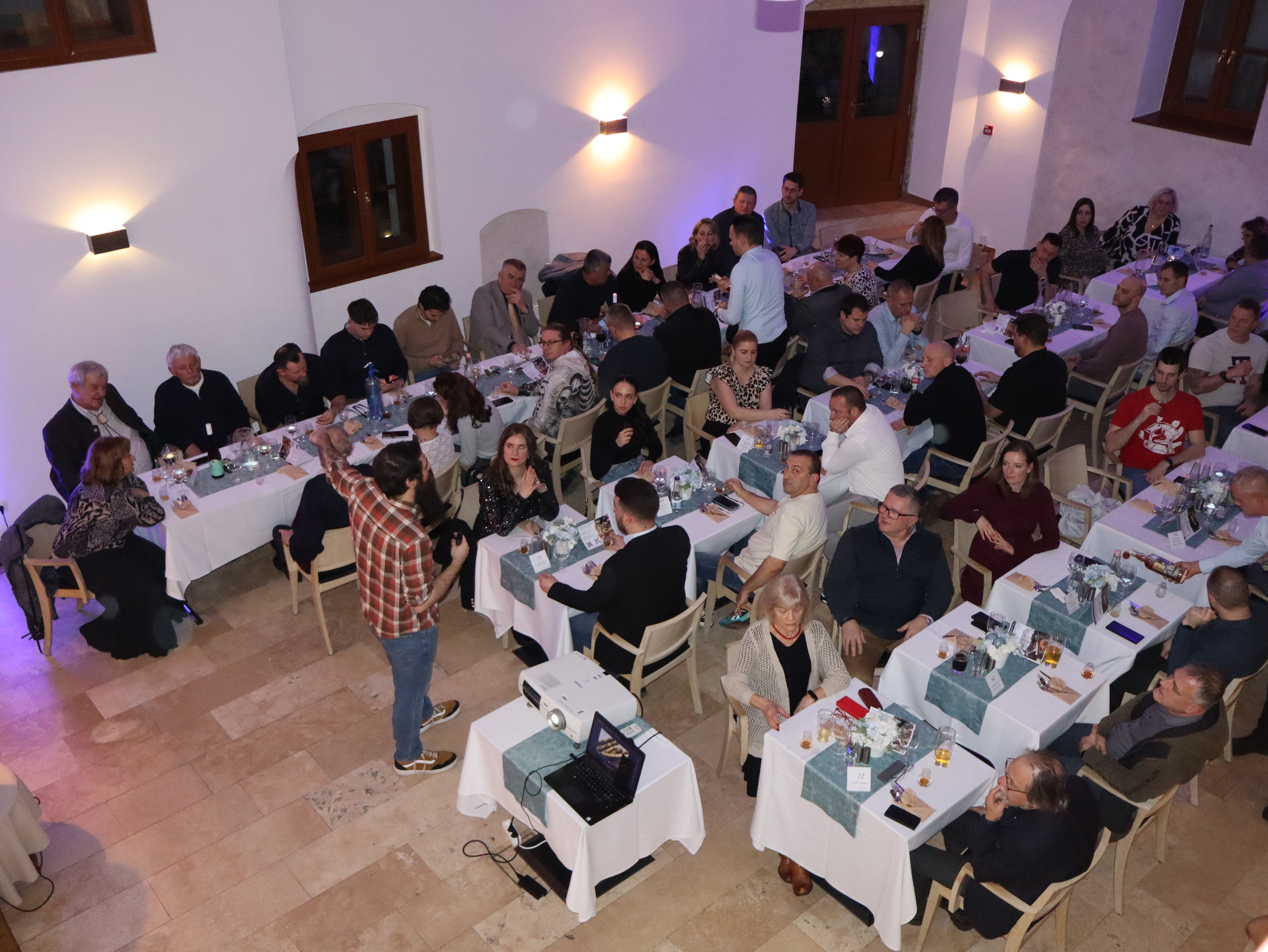 Whisky and rum tasting