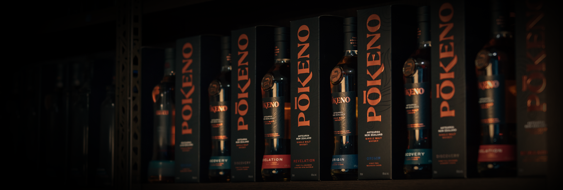 Pōkeno Whisky választék