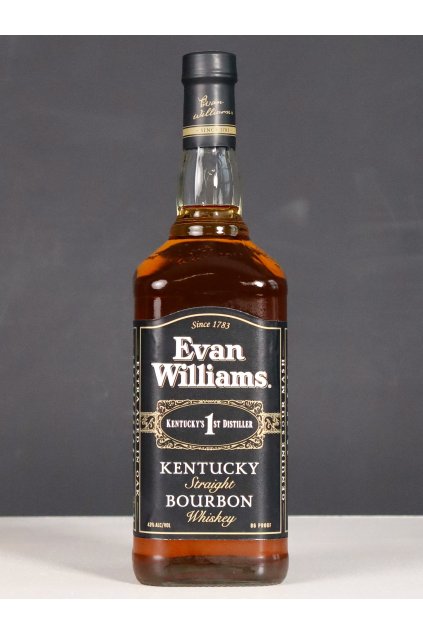 Evan Williams Kentucky Straight Bourbon Whiskey Black Label 43% Vol. 1 l