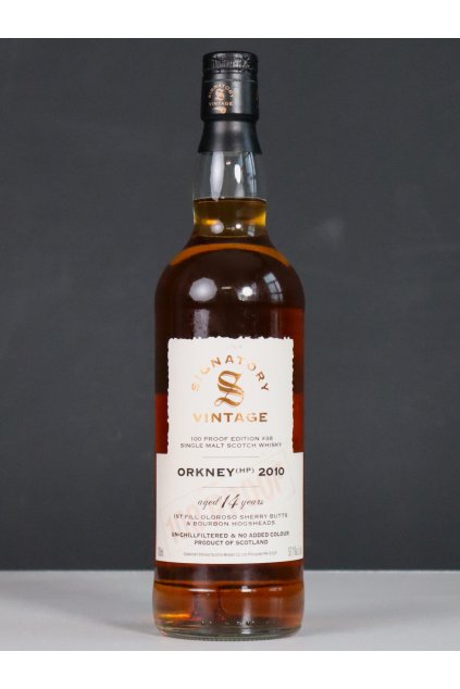 Signatory Vintage 100 Proof Edition ORKNEY (HP) 14 Éves Single Malt #38 2010 57,1%