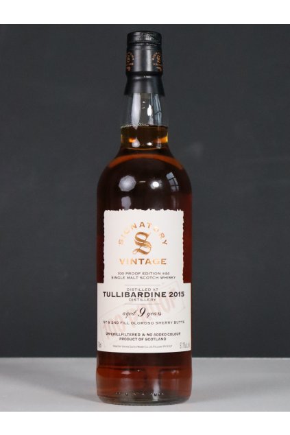 Signatory Vintage 100 Proof Edition TULLIBARDINE 9 Éves Single Malt #44 2015 57,1%