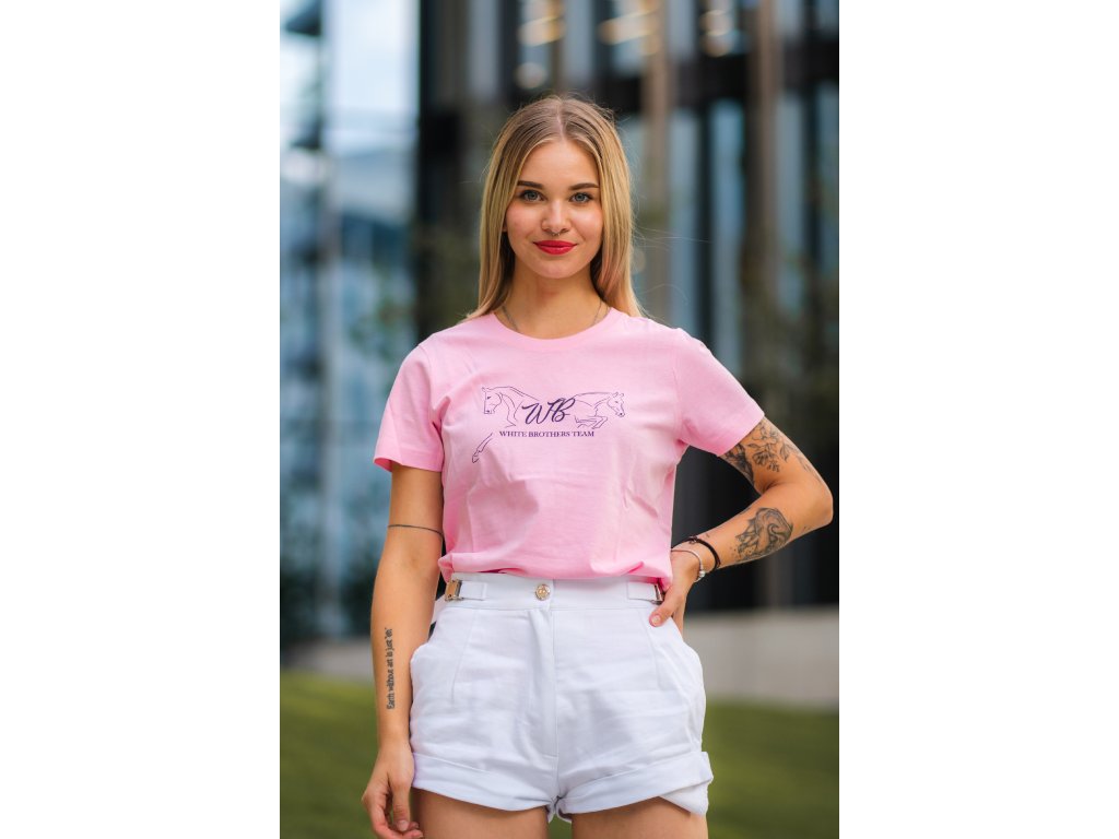 WB Classic tričko dámské světle růžové