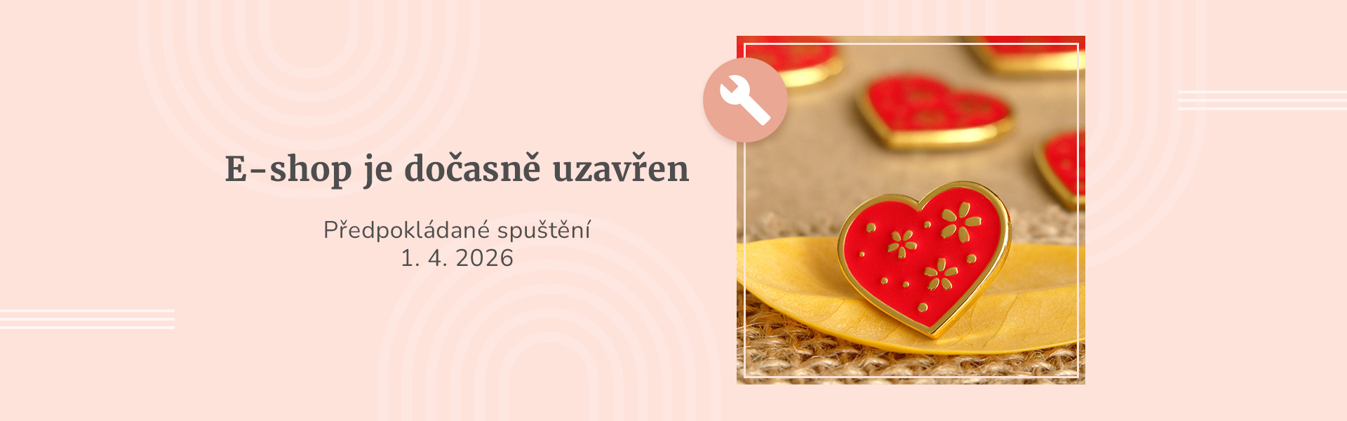 Dočasné uzavření e-shopu