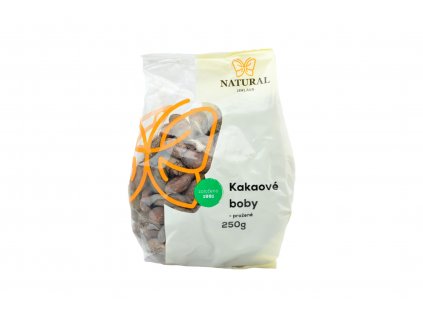 Kakaové boby pražené - Natural 250g