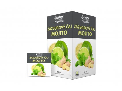 Čaj zázvorový Mojito - Herbex 40g