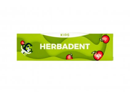 Zubní pasta pro děti jablko - Herbadent 75g