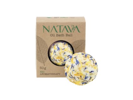 Olejová koule do koupele - Luční kvítí - Natava 50g