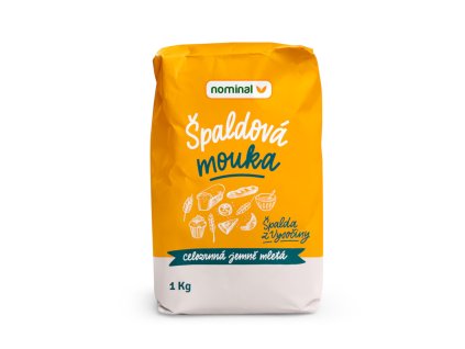 Mouka špaldová celozrnná - jemně mletá - Nominal 1000g