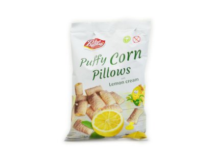 Kukuřičné polštářky plněné krémem s citronovou příchutí bez lepku - Balila 70g